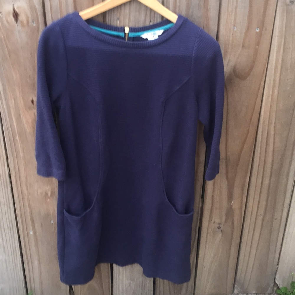 Boden Ribbed Sheath Ottoman tunic Dress Sz 8
